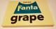 FANTA GRAPE DRINK Vtg 1960s Vending Machine INSERT PANEL Coca Cola 16 SODA SIGN