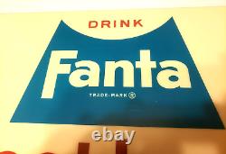 FANTA ROOT BEER Coke 60's VTG DISPLAY Vending Machine 16 Insert Panel SODA SIGN