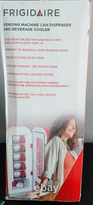 FRIGIDAIRE EFMIS045-RED Retro Vending Machine Can Dispenser & Beverage Cooler