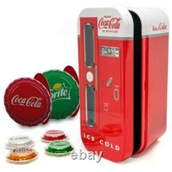Fiji 2020 4 x 1$ COCA COLA Bottle Cap Vending Machine 4 Coin Silver Set