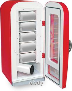 Frigidaire Retro Mini Vending Machine for Room Perfect for Office, Dorm Rooms, B