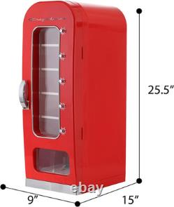 Frigidaire Retro Mini Vending Machine for Room Perfect for Office, Dorm Rooms, B