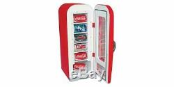 Frigidaire Soda Vending Machine Mini Fridge Retro Coke Beverage Drink 10 Can
