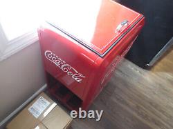 Fully Restored Coca Cola Ice Chest (Red) 36 Height