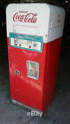 G-400-U2 VENDO Coca-Cola Glasco rare paper cup pop machine 1957 chevy ford Dodge