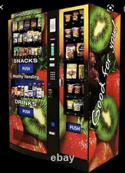 Healthy You Seaga Hy2100 Combo Soda / Snack Vending Machine Entree Barely Used