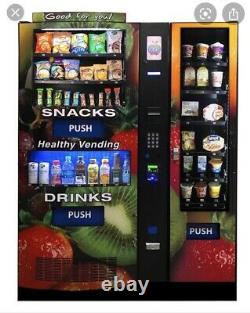 Healthy You Seaga Hy2100 Combo Soda / Snack Vending Machine Entree Barely Used