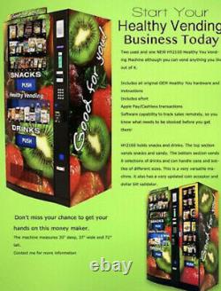 Healthy You Seaga Hy2100 Combo Soda / Snack Vending Machine Entree Barely Used