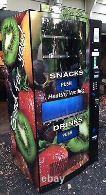 Healthy You Seaga Hy2100 Combo Soda / Snack Vending Machine Great Condition