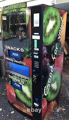 Healthy You Seaga Hy2100 Combo Soda / Snack Vending Machine Great Condition