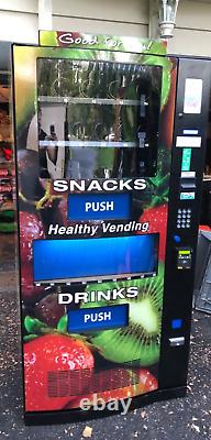 Healthy You Seaga Hy2100 Combo Soda / Snack Vending Machine Without Entree