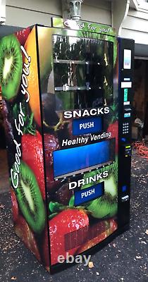 Healthy You Seaga Hy2100 Combo Soda / Snack Vending Machine Without Entree