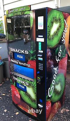 Healthy You Seaga Hy2100 Combo Soda / Snack Vending Machine Without Entree