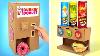 How To Make Awesome Donuts And Pringles Dispensers Diy Cardboard Project
