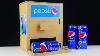 How To Make Pepsi Vending Machine From Cardboard
