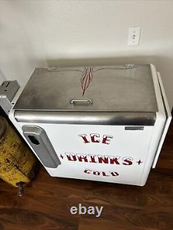 IDEAL 55 Slider Custom Hand Painted Vintage Cooler Ice Chest Pop Soda Machine