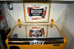 Ideal 55 Slider Chest Cooler Rare Embossed Mission Beverages Restored