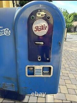 Jacobs 56 Pepsi Cola Vending Machine Light Up ORIGINAL Vendo 44 56 81 Coke