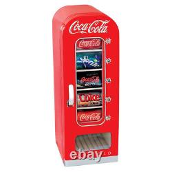Koolatron CVF18 Coca-Cola Official Design Push Button Vending Machine Fridge