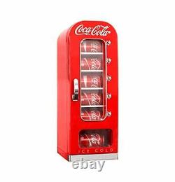 Koolatron Coca-Cola Retro Vending Machine Style 10 Can Mini Fridge/Cooler, 12V