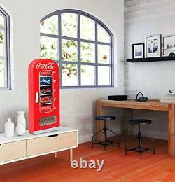Koolatron Coca-Cola Retro Vending Machine Style 10 Can Mini Fridge/Cooler, 12V