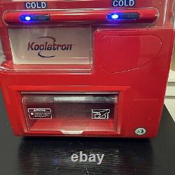 Koolatron model EC-23 red soda cooler/vending machine