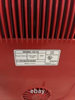 Koolatron model EC-23 red soda cooler/vending machine Turns On
