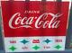 LG COKE TAB FRESCA FANTA Sign Soda Vending 60s Machine Insert Plexiglass UNUSED