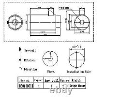 LOF OF 15 Abloy Keyway Mechanism Lock for Coke Pepsi Soda Machine Vending 8501