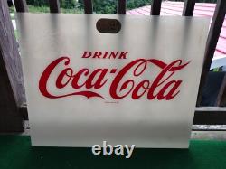 Large Vintage Coca Cola Vending Machine Sign Original
