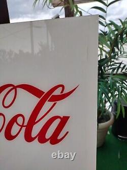 Large Vintage Coca Cola Vending Machine Sign Original