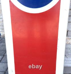 Large! Vintage! Original Pepsi Cola Vending Machine Sign Plastic/ Acrylic Panel