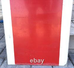 Large! Vintage! Original Pepsi Cola Vending Machine Sign Plastic/ Acrylic Panel