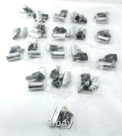 Lot of 19 Vending Plug Lock Universal Replacement Snack Soda Machine Keyed Alike