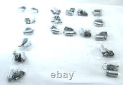 Lot of 19 Vending Plug Lock Universal Replacement Snack Soda Machine Keyed Alike