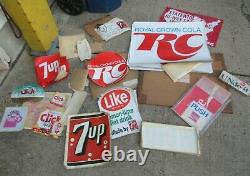 Lot of 216 7up RC Cola Click window decal sign Vending Machine Sticker
