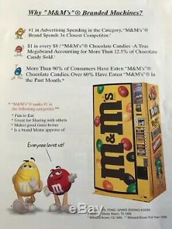 M&M Refrigerated Vending Chilled Candy Snack Soda BIG CAPACITY Vendo 719502001