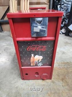 Metalsmiths 50's Coca-Cola Coke Vending Coin-operated Bubble Gum Machine As Is