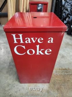 Metalsmiths 50's Coca-Cola Coke Vending Coin-operated Bubble Gum Machine As Is