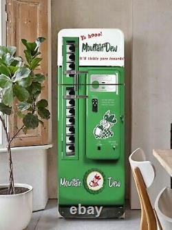 Mountain Dew Vending Machine Decal Fridge Decal Waterproof Door mural
