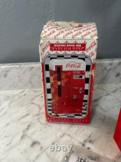 NEW Coca-Cola 1950's Die Cast Metal Vending Machine Musical Bank from Enesco