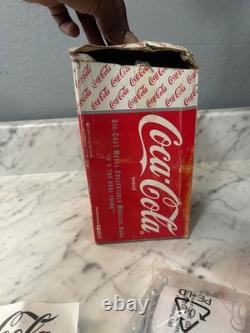 NEW Coca-Cola 1950's Die Cast Metal Vending Machine Musical Bank from Enesco