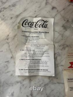 NEW Coca-Cola 1950's Die Cast Metal Vending Machine Musical Bank from Enesco