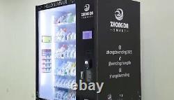 NEW Cooling Snack and Beverage Premium Vending Machine 60 Slots with Card Reader