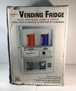 NEW Koolatron Mini Soda Vending Machine Fully Functional 12 Cans NEVER USED