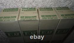 NEW LOT OF 400 FORD Automotive VINTAGE SODA VENDING MACHINE PAPER CUPS SAFETY