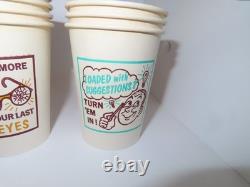NEW LOT OF 400 FORD Automotive VINTAGE SODA VENDING MACHINE PAPER CUPS SAFETY
