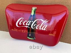 NOS Vintage Coke Retro Vinly Red Chair Back Display Collectible