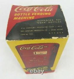 NOS in BOX! Drink Coca Cola BOTTLE VENDING MACHINE TOY Bank Work Refreshed COKE