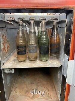 Nesbitt's Vintage embossed 55 Slider bottle vending Machine